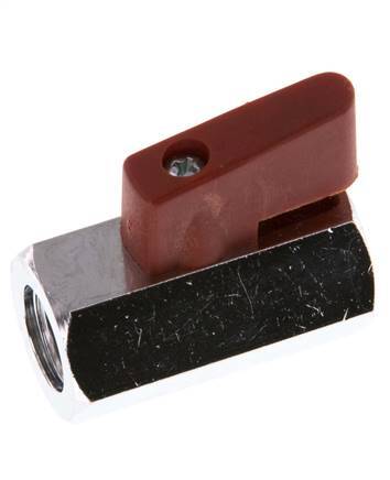 G 1/4" 2-Way Brass Mini Ball Valve 15 Bar