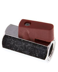 G 1/4" 2-Way Brass Mini Ball Valve 15 Bar