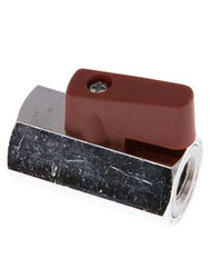 G 1/8" Mini vanne à bille en laiton à 2 voies 15 Bar