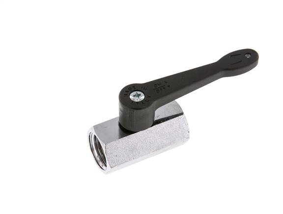 G 1/2" 2-Way Brass Mini Ball Valve Long Handle 15 Bar