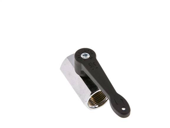 G 1/2" 2-Way Brass Mini Ball Valve Long Handle 15 Bar