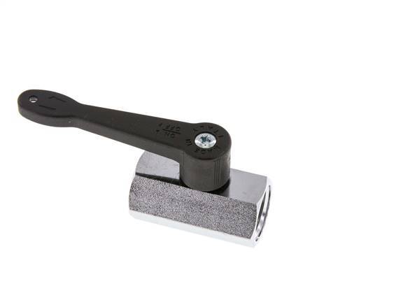 G 1/2" 2-Way Brass Mini Ball Valve Long Handle 15 Bar