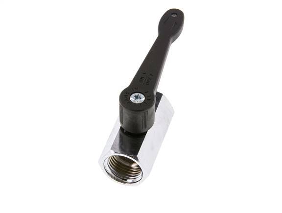 G 1/2" 2-Way Brass Mini Ball Valve Long Handle 15 Bar