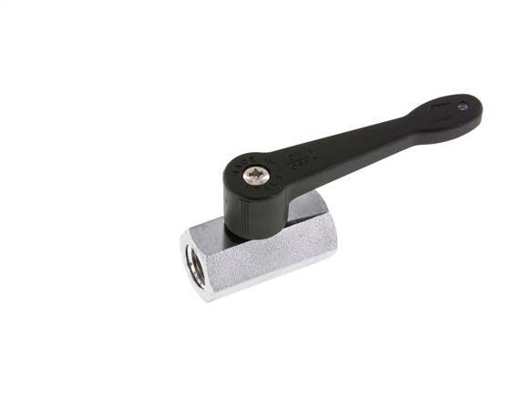 G 1/4 inch 2-Way Brass Mini Ball Valve Long Handle 15 Bar