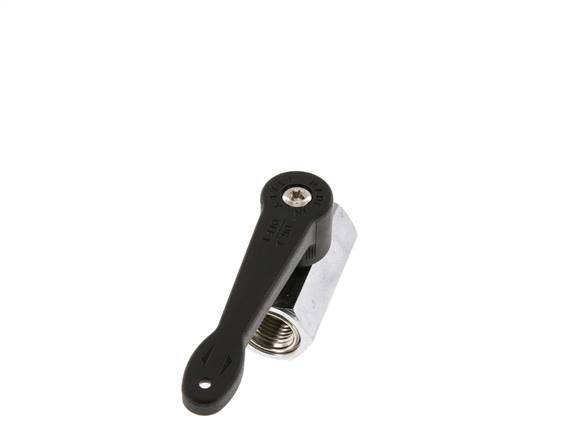 G 1/4" 2-Way Brass Mini Ball Valve Long Handle 15 Bar