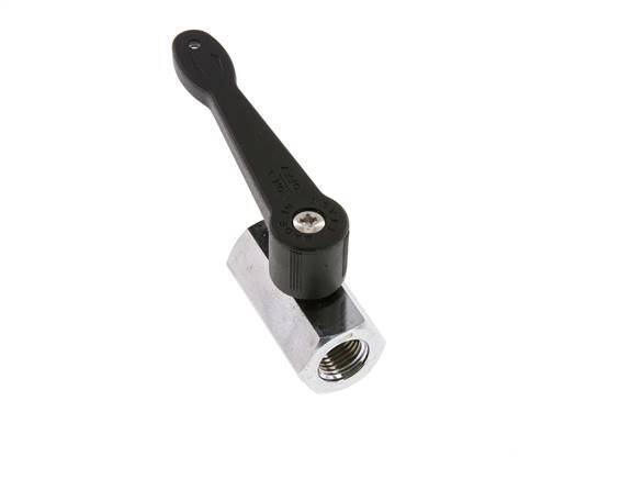 G 1/4" 2-Way Brass Mini Ball Valve Long Handle 15 Bar