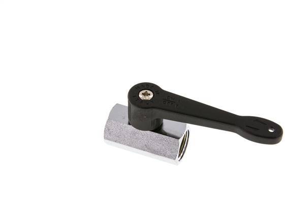 G 3/8" 2-Way Brass Mini Ball Valve Long Handle 15 Bar