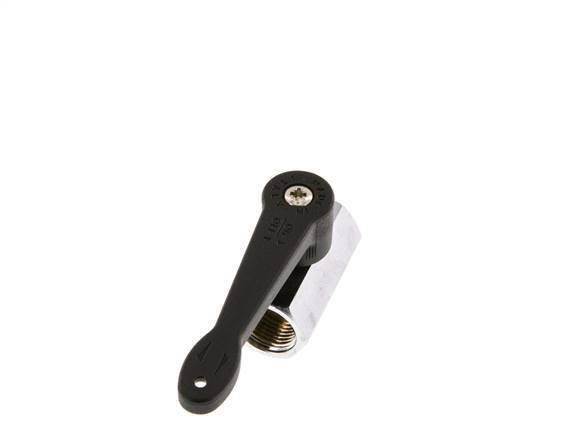 G 3/8" 2-Way Brass Mini Ball Valve Long Handle 15 Bar