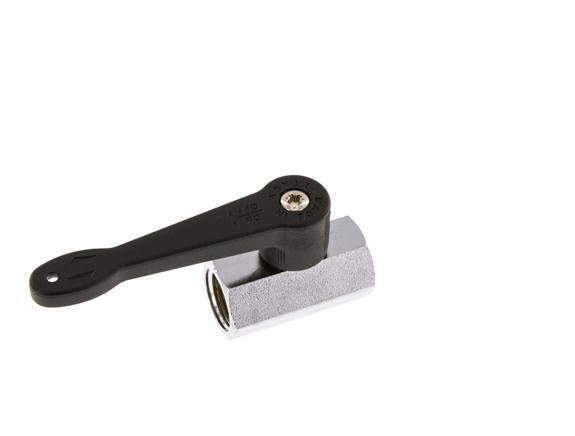 G 3/8" 2-Way Brass Mini Ball Valve Long Handle 15 Bar