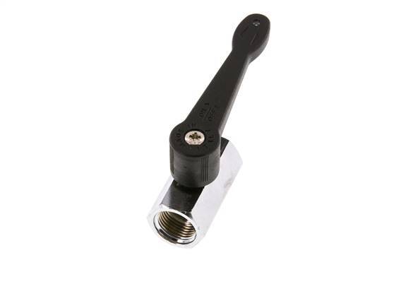 G 3/8" 2-Way Brass Mini Ball Valve Long Handle 15 Bar