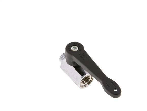Mâle à Femelle G 1/4" 2-Way Brass Mini Ball Valve Long Handle 15 Bar