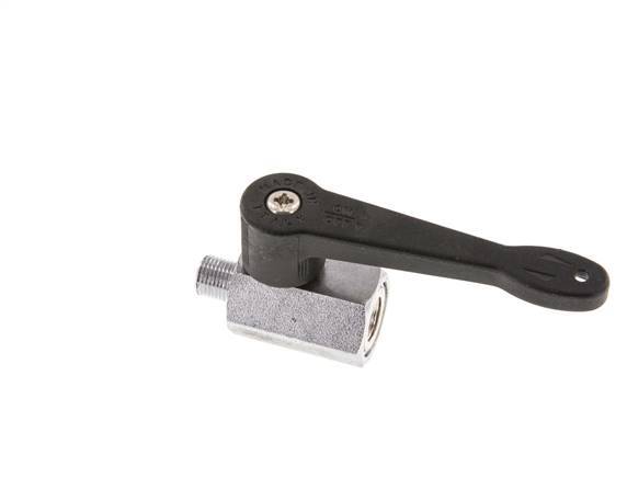 Mâle à Femelle G 1/8" 2-Way Brass Mini Ball Valve Long Handle 15 Bar