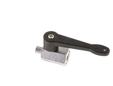 Mâle à Femelle G 1/8" 2-Way Brass Mini Ball Valve Long Handle 15 Bar
