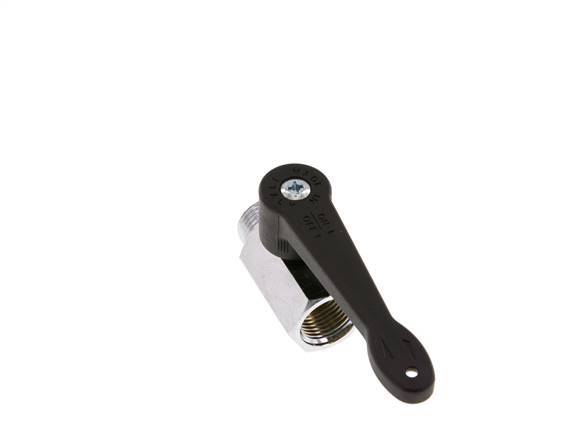 Mâle à Femelle G 3/8" 2-Way Brass Mini Ball Valve Long Handle 15 Bar