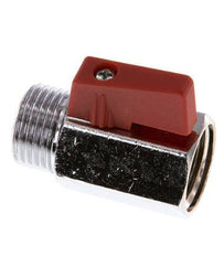 Mâle vers femelle G 1/2 pouce 2 voies Mini vanne à bille en laiton 15 Bar