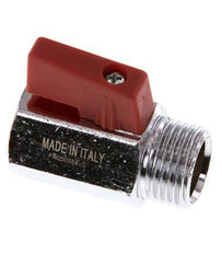 Mâle vers femelle G 1/2 pouce 2 voies Mini vanne à bille en laiton 15 Bar