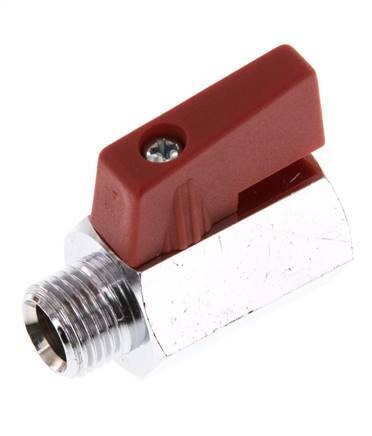 Mâle à Femelle G 1/4 pouce 2 voies Mini Ball Valve en laiton 15 Bar