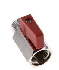 Mâle à Femelle G 3/8" 2-Way Brass Mini Ball Valve 15 Bar