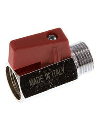 Mâle à Femelle G 3/8" 2-Way Brass Mini Ball Valve 15 Bar