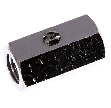 G 1/4" 2-Way Brass Mini Ball Valve Screwdriver Operated 15 Bar