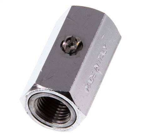 G 1/4" 2-Way Brass Mini Ball Valve Screwdriver Operated 15 Bar