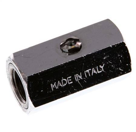 G 1/4" 2-Way Brass Mini Ball Valve Screwdriver Operated 15 Bar