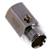 Mâle à femelle G 1/2" 2 voies en laiton Mini vanne à bille actionnée par un tournevis 15 Bar