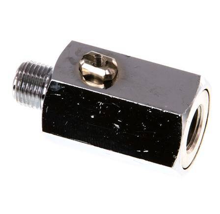 Male To Female G 1/8 inch 2-Way Brass Mini Ball Valve Screwdriver Operated 15 Bar
