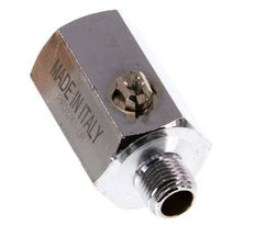 Mâle vers femelle G 1/8" 2 voies en laiton Mini vanne à bille actionnée par un tournevis 15 Bar