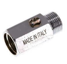 Mâle à femelle G 3/8" 2 voies en laiton Mini vanne à bille actionnée par un tournevis 15 Bar