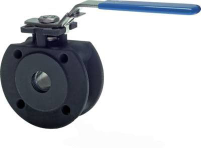 Electrical Actuated Flanged Ball Valve 2-Way DN50 PN40 Steel 24 V AC/DC