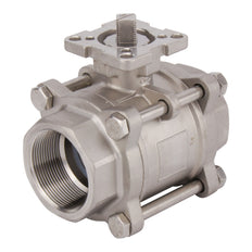 Vanne à bille pneumatique G4'' à double effet en acier inoxydable - BL2SA3