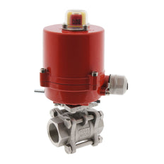G3/8'' 120V AC 2-Way Stainless Steel Electrical Ball Valve - BL2SA3
