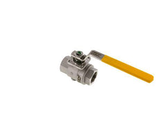 Vanne à boisseau sphérique à 2 voies pour gaz en acier inoxydable Rp 3/4 pouce