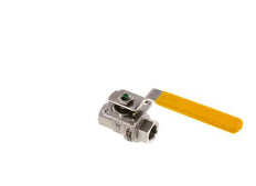 Robinet à boisseau sphérique à 2 voies pour gaz en acier inoxydable Rp 3/8 pouce