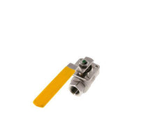 Robinet à boisseau sphérique à 2 voies pour gaz en acier inoxydable Rp 3/8 pouce