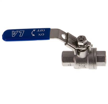 G 3/8 inch PN 63 2-Way Stainless Steel Ball Valve