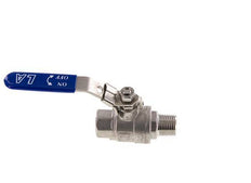 Robinet à boisseau sphérique à 2 voies en acier inoxydable, mâle à femelle R/Rp 1/2 pouce PN 63