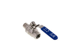 Robinet à boisseau sphérique à 2 voies en acier inoxydable, mâle à femelle R/Rp 1/2 pouce PN 63