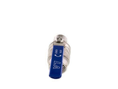 Robinet à boisseau sphérique à 2 voies en acier inoxydable, de mâle à femelle R/Rp 1-1/2 pouce PN 63