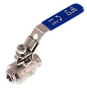 G 3/8 inch Compact PN 63 2-Way Stainless Steel Ball Valve