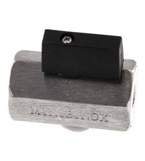 Mini vanne à bille en acier inoxydable à 2 voies G 1/8 pouce 25 Bar