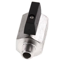 Mâle vers femelle G 1/4 pouce 2 voies mini vanne à bille en acier inoxydable 25 Bar