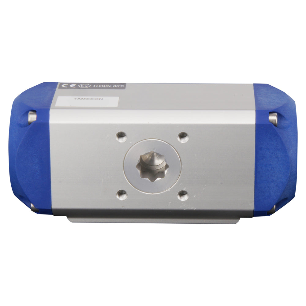 G1-1/4'' Vanne À Boule Pneumatique À 3 Voies En Laiton À Port T Ressort Ouvert - BL3BA