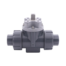 G2-1/2'' Vanne A Bille PVC 3 Voies Perçage En T ISO-Top F05 10 bar PTFE/EPDM
