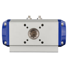 G4'' 3-Way T-port Stainless Steel Pneumatic Ball Valve Spring Open - BL3SA
