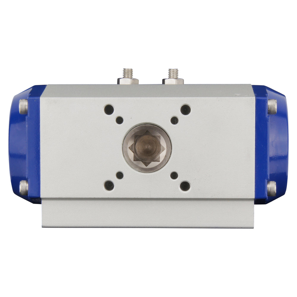 G4'' 3-Way L-port Stainless Steel Pneumatic Ball Valve Double Acting - BL3SA