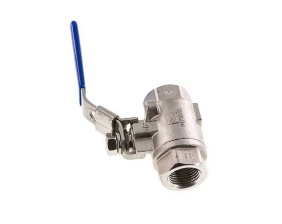 Vanne à bille en acier inoxydable avec évent G 1/2 pouce
