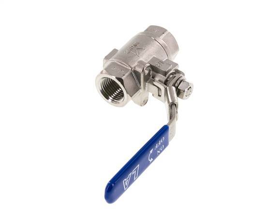 Vanne à bille en acier inoxydable avec évent G 1/2 pouce