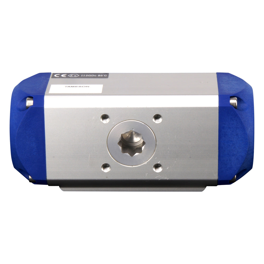 Vanne papillon pneumatique DN80 (3 pouces) Acier inoxydable-Acier inoxydable-EPDM double effet - BFLW